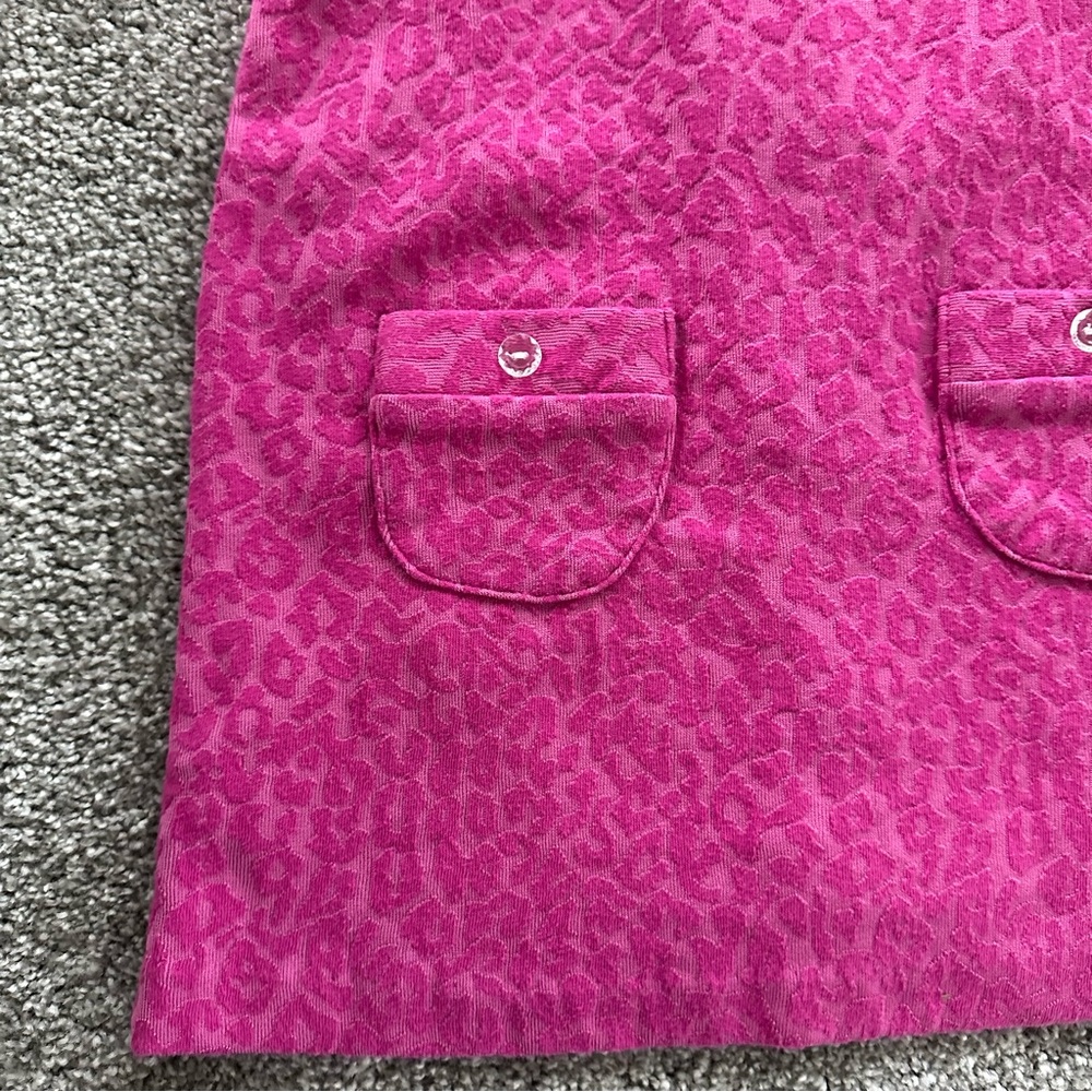 Hartstrings Pink Leopard Rhinestone Dress - Picture 6 of 7